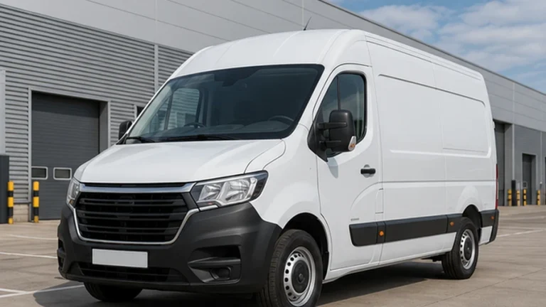 White panel van of the type supplied as a replacement commercial vehicle